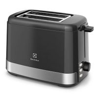 Tostadora Electrolux Efficient ETS10 800w, 2 rebanadas, 8 niveles de tostado, negro