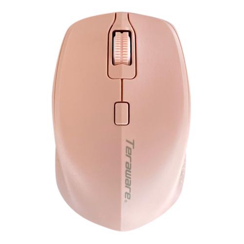 Mouse inalámbrico Coolbox Teraware M31X Inalámbrico Coolbox Teraware M31X, receptor USB, 1600 dpi, 4 botones, rosado