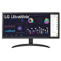 Monitor plano 25.7"" LG UltraWide 26WQ500-B Panel IPS, WFHD(2560x1080), 75Hz, 1ms, entrada HDMI