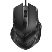Mouse alámbrico Coolbox Teraware PE169269 Alámbrico Coolbox Teraware PE169269, conexión USB, 1000 dpi, 6 botones, negro