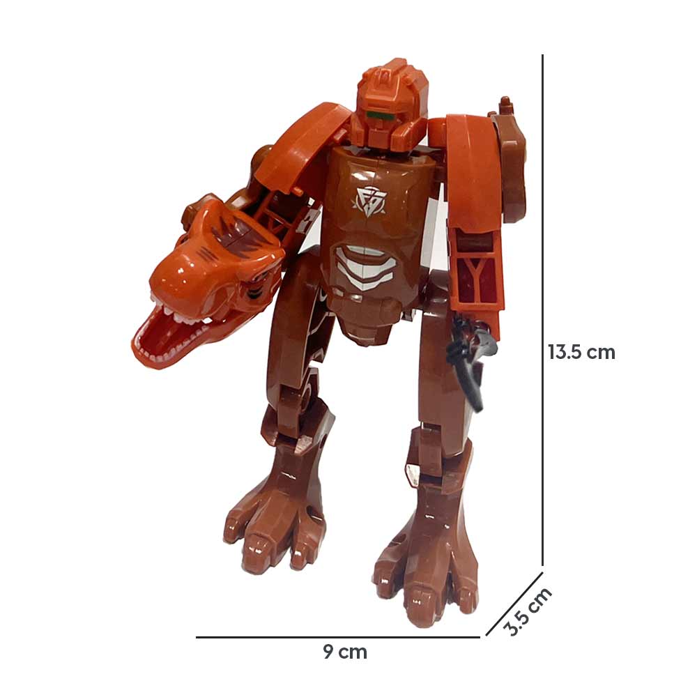 Imagen 2 del producto Dinosaurio Longwish transformer, marrón