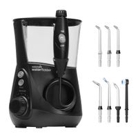 Irrigador bucal eléctrico Waterpik WP-662 10 posiciones, 7 boquillas, negro