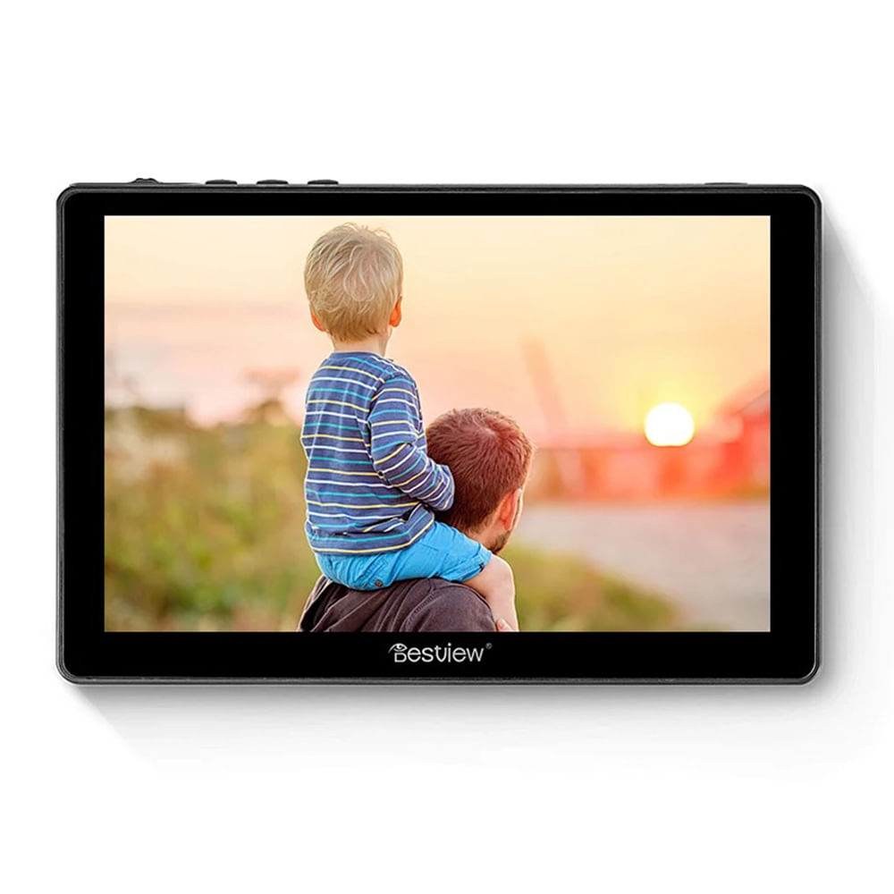 Monitor de campo de cámara Desview R7II, 7" 2600nits Full HD HDR, 3D-Luts Entrada, salida 4K, DSLR, negro