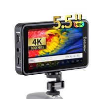 Monitor de campo Desview R5II, 5.5"", HDR 3D, 4K HDMI, IPS FHD, táctil, LUT personalizado, DSLR, negro