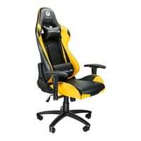 Silla gamer Primus Thronos máx 120 kg, inclinación 135°, negro y amarillo