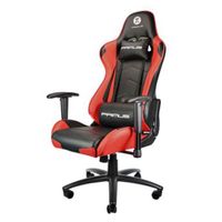 Silla gamer Primus Thronos máx 120 kg, inclinación 135°, negro y rojo