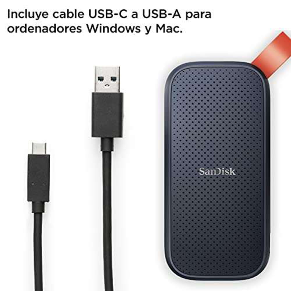 Imagen 2 del producto Unidad de estado solido portable Sandisk 1TB, usb 3.2