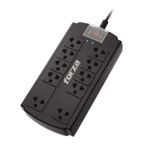 Supresor de picos Forza Power Technologies 10 tomas universales, 1800W