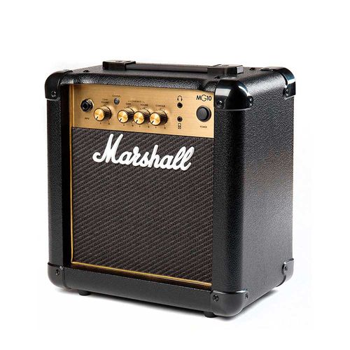 Amplificador guitarra Marshall 10w,  entrada auxiliar de 3.5 mm, negro