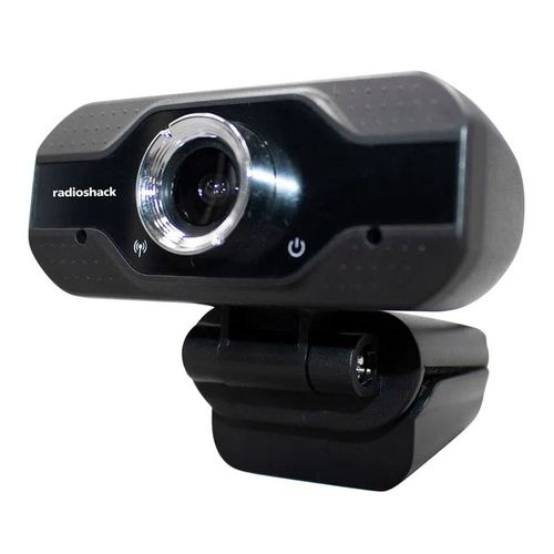 Cámara web Radioshack FHD 1080p, conexión USB, enfoque y brillo automático