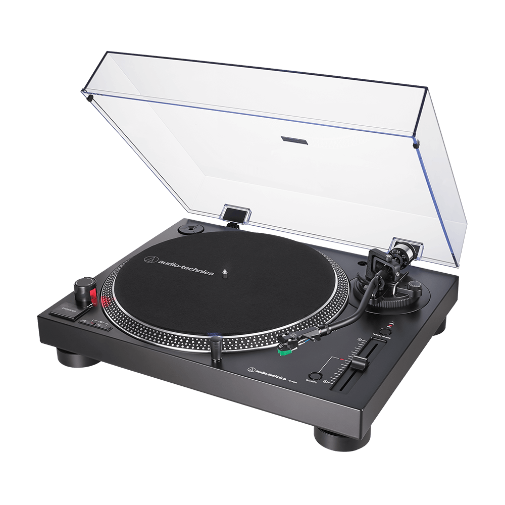 Imagen 2 del producto Tornamesa Audio Technica AT-LP120XUSB-BK tereo de transmisión por motor directo y accionamiento manual, gris