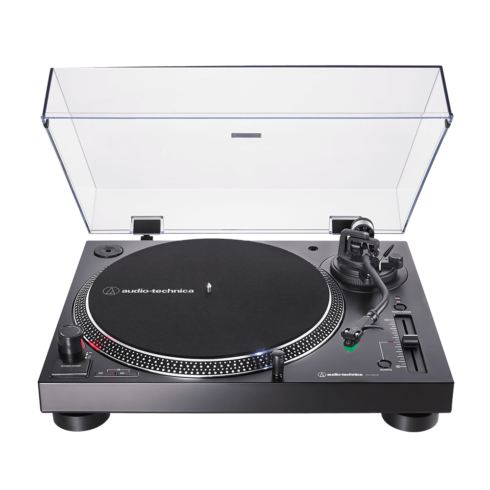 Tornamesa Audio Technica AT-LP120XUSB-BK tereo de transmisión por motor directo y accionamiento manual, gris