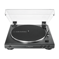 Tornamesa Audio Technica AT-LP60X-BK stereo de transmisión por correa, completamente automático