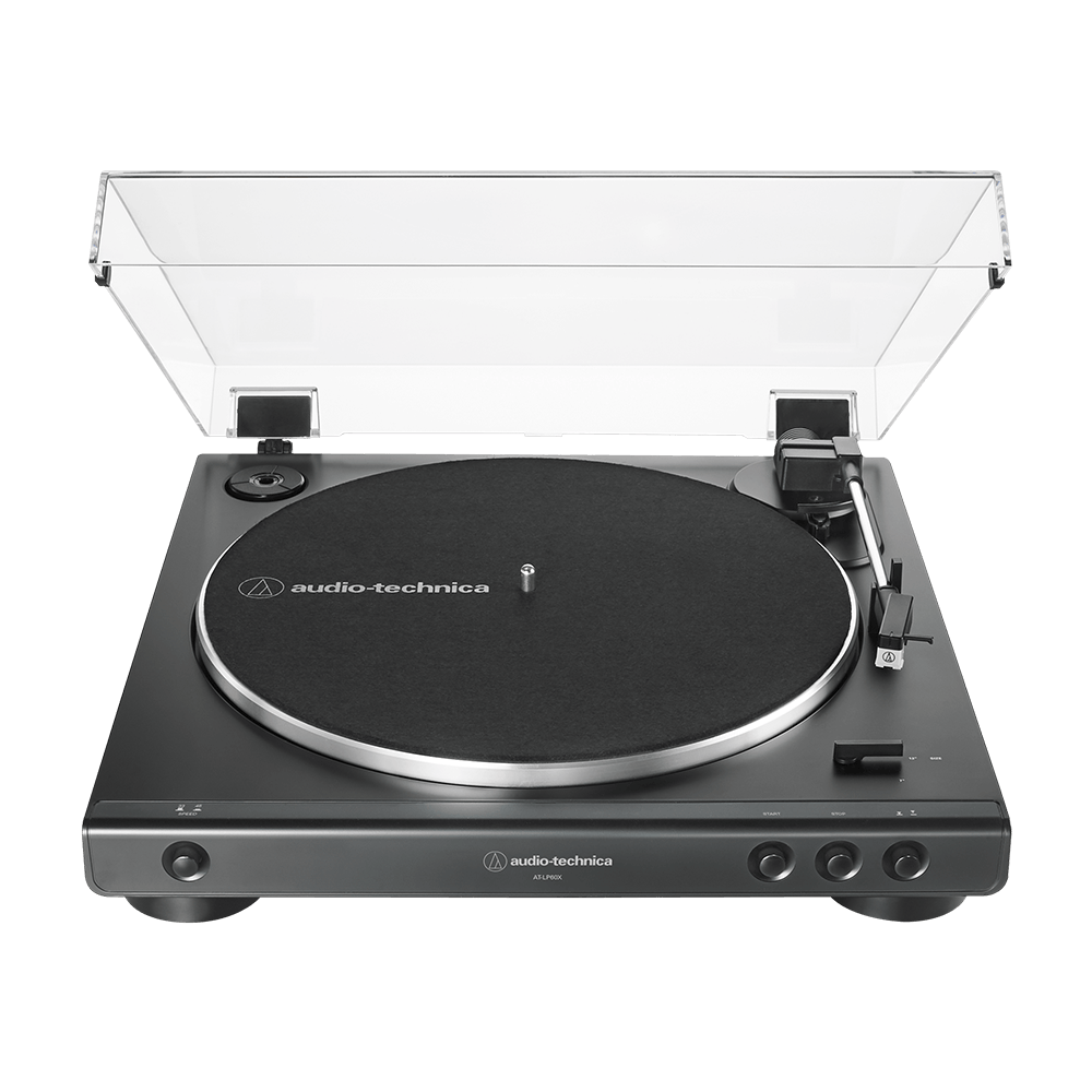 Imagen 1 del producto Tornamesa Audio Technica AT-LP60X-BK stereo de transmisión por correa, completamente automático