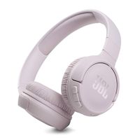 Audífonos bluetooth on ear JBL T510 Pure Bass máx. 40 horas, control de música y llamadas, rosado
