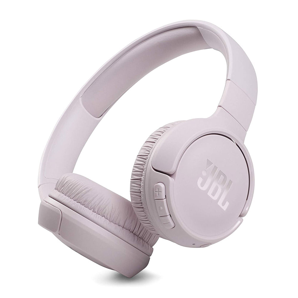 Imagen 1 del producto Audífonos bluetooth on ear JBL T510 Pure Bass máx. 40 horas, control de música y llamadas, rosado