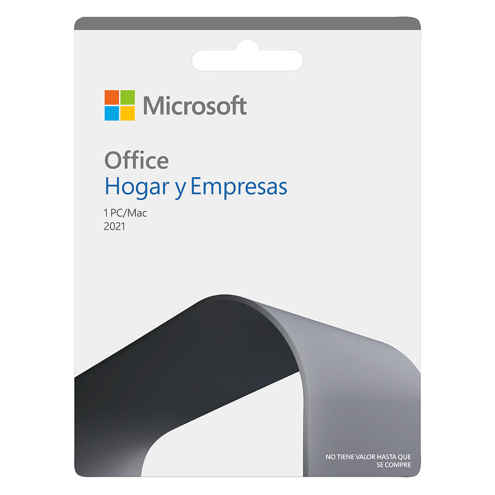 Microsoft Office Hogar y Empresas 2021, 1 usuario, tiempo indefinido