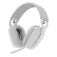Audífono inalámbrico Logitech Zone Vibe 100 con micrófono, conexión bluetooth, control de música y llamadas,blanco