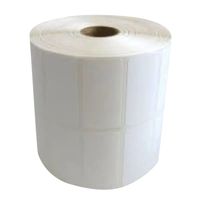 Rollo de etiquetas adhesivas 2"" x 1"" pulgadas a 2 columnas