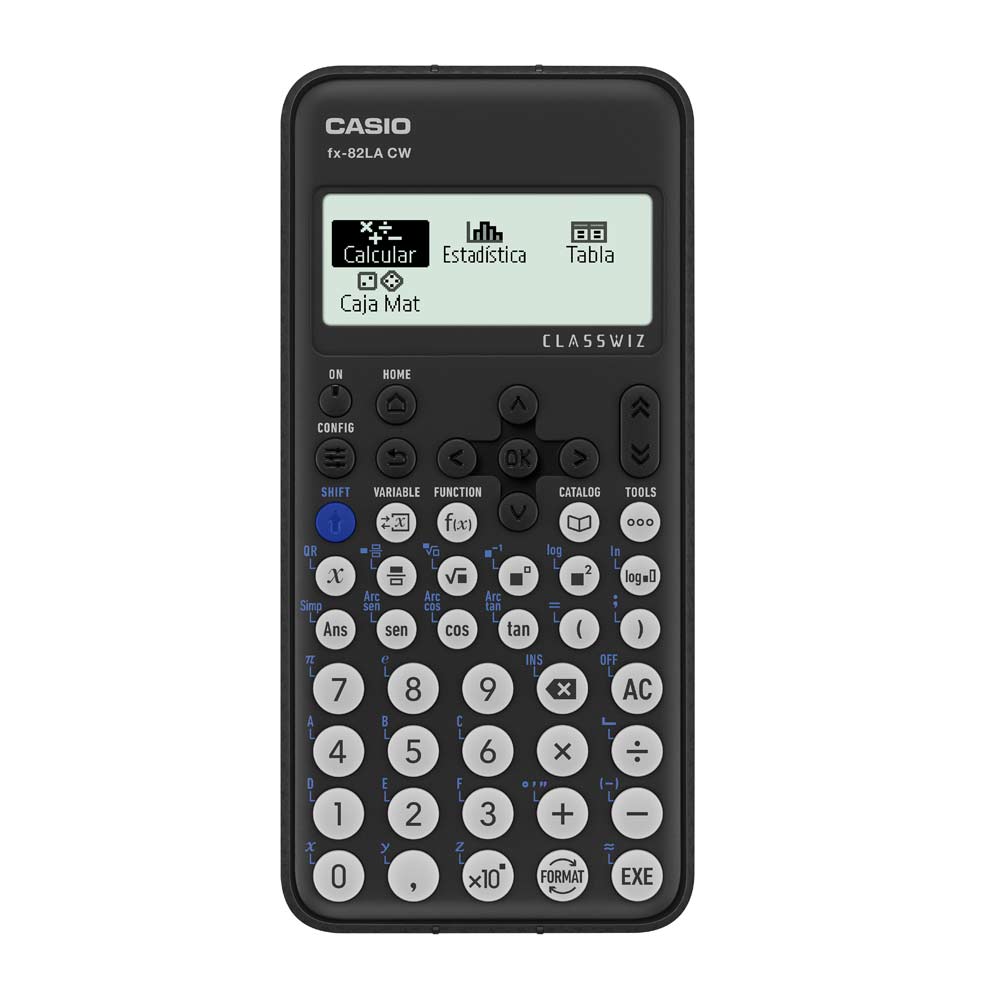 Imagen 2 del producto Calculadora científica Casio FX-82LACW 274 funciones, funciona a pila, negro