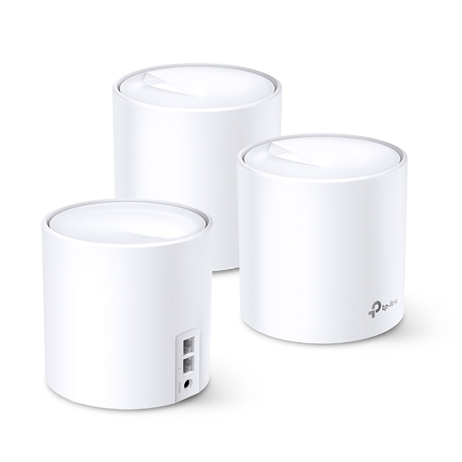 Imagen 2 del producto Sistema Wi-Fi TP-Link Mesh Deco X60 3 Pack, velocidad AX5400, Wi-Fi6, administración vía App, doble banda, blanco