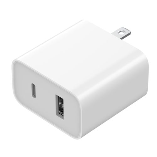 Cargador de pared Xiaomi dual, 1 puertos usb, 1 puerto tipo C, 33W, carga rápida, blanco
