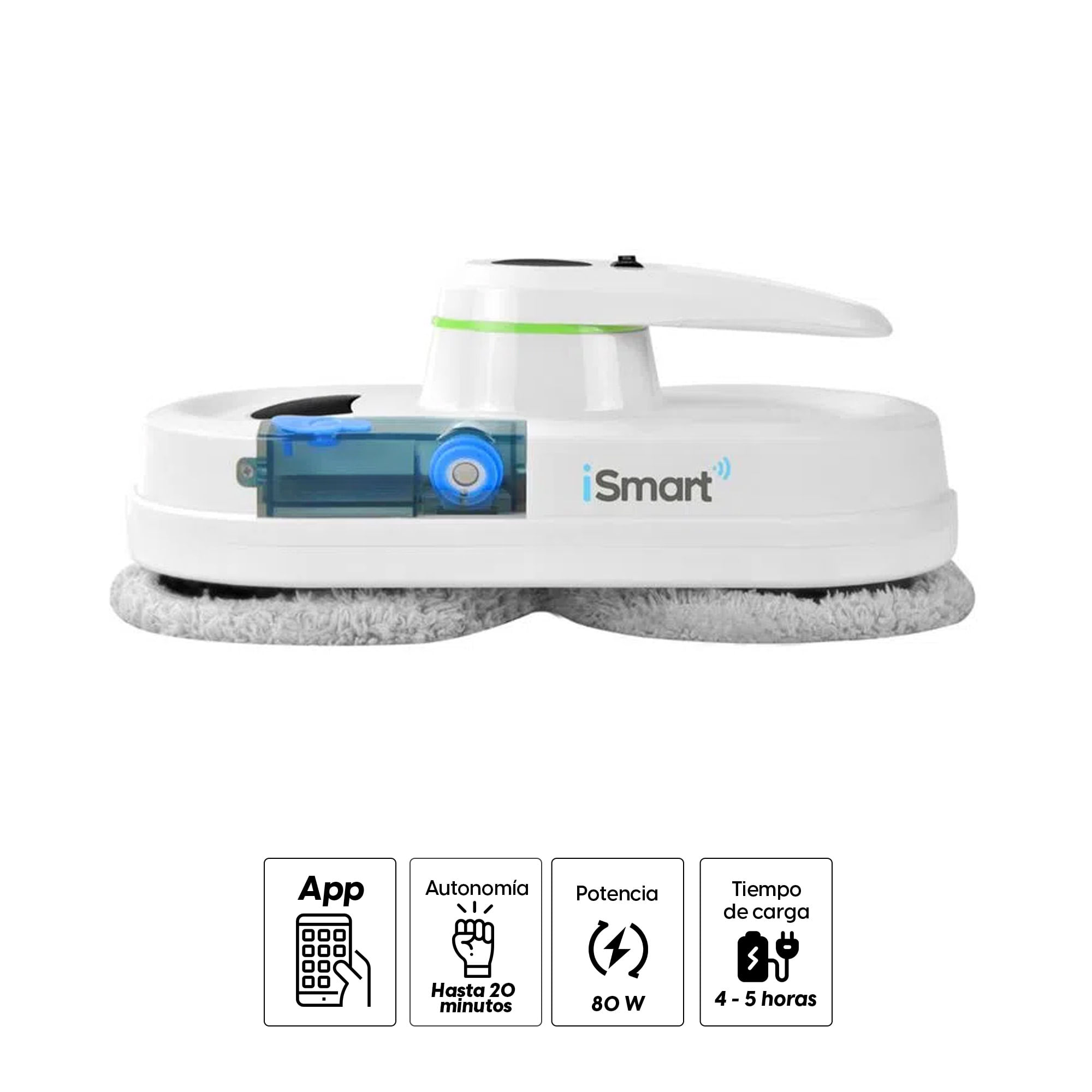 Imagen 2 del producto Robot limpia lunas inteligente iSmart wi-fi, 80W