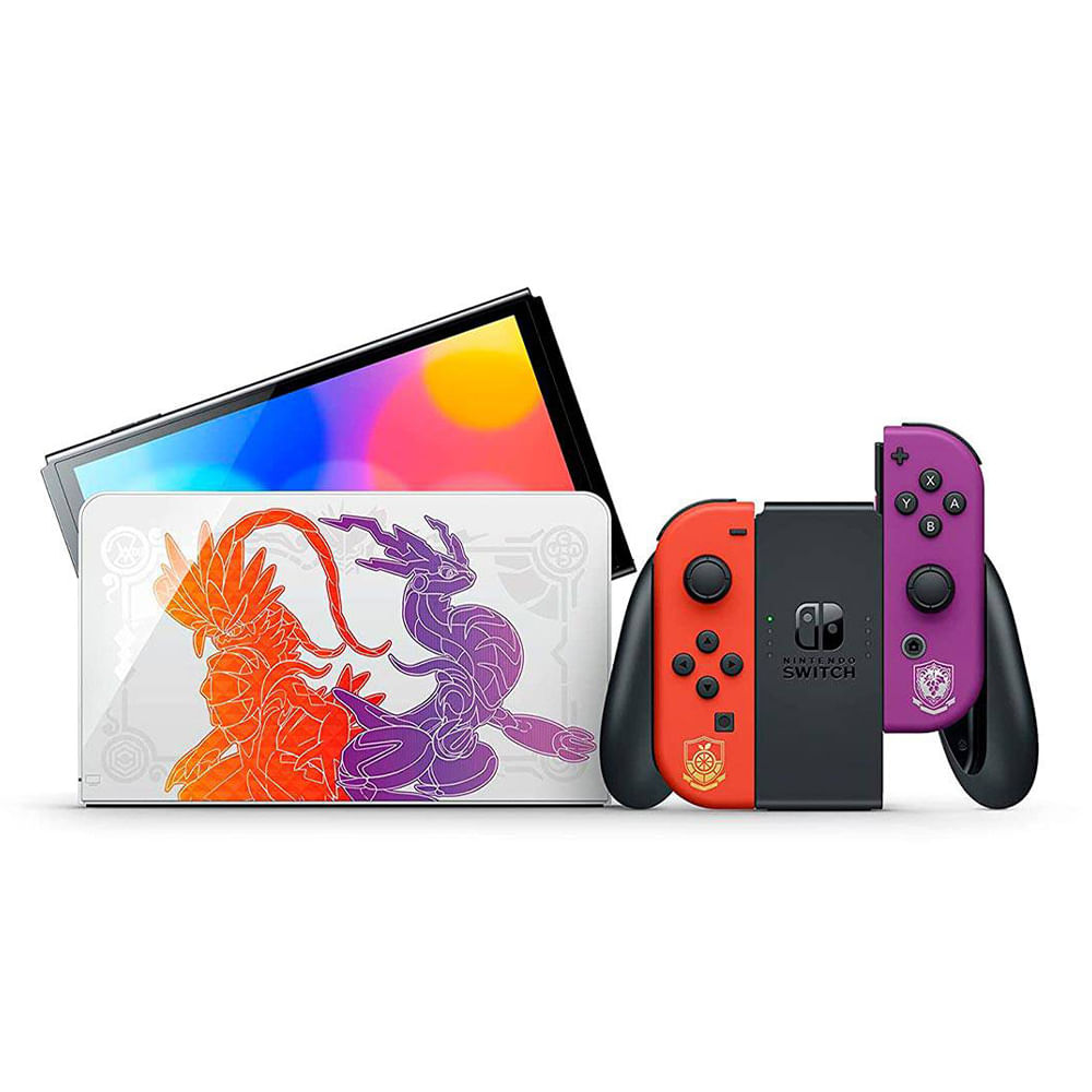 Imagen 2 del producto Consola Nintendo Switch Oled Edición Scarlet + Pokemon Scarlet