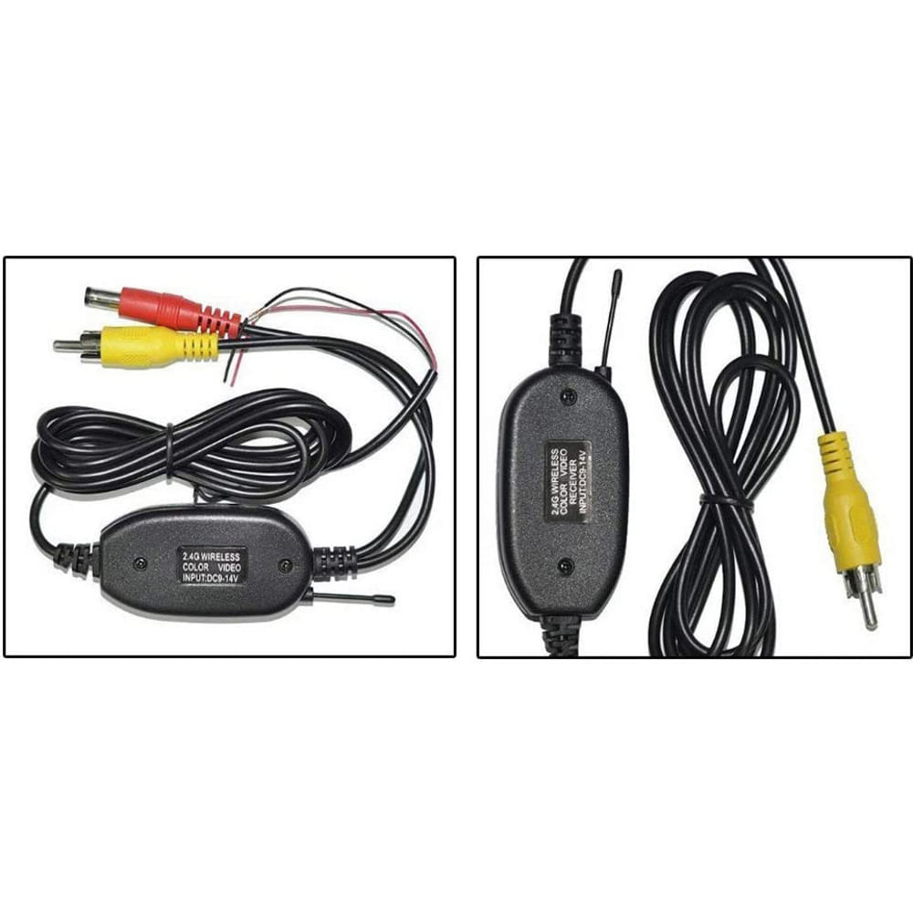 Imagen 2 del producto Transmisor de video y receptor de cámara de reserva del vehículo Sky inalámbrico, 14V/2.4GHz