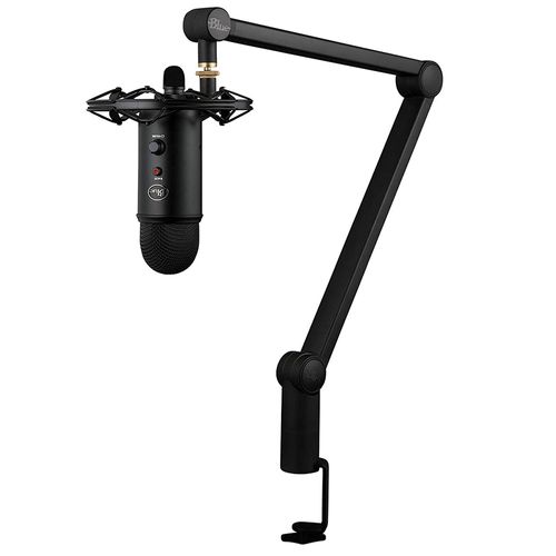 Microfono Blue Yeticaster con radius Iii y compass, 0Hz – 20kHz, compatible con PC y Mac, negro