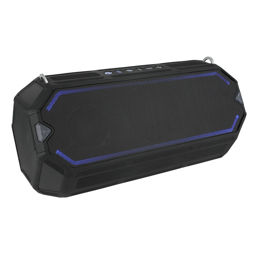 Imagen 2 del producto Parlante bluetooth Altec Lansing Hydrashock, carga inalámbrica para smartphone, protección IP67, flota en el agua, duración máx. 20 horas, negro
