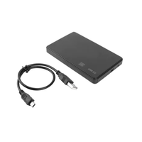 Case Disco Duro Externo Sata 2.5"" Usb 2.0 presion - Negro