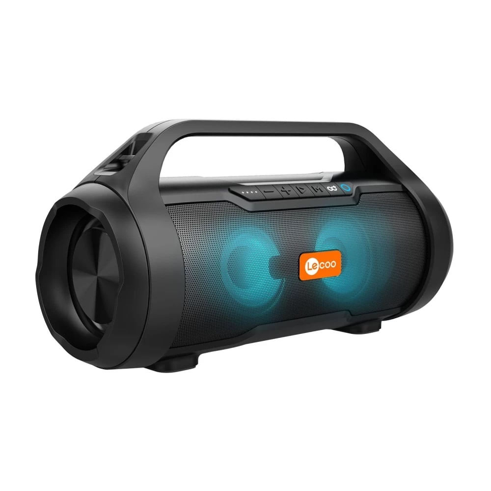 Imagen 2 del producto Parlante bluetooth Lenovo Lecoo DS154 Boombox RGB, max. 3 horas, negro