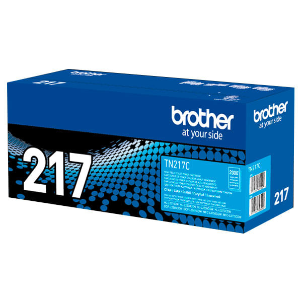 Toner Brother Tn-217 Cyan Original 2300 Pagi Nueva Presentacion