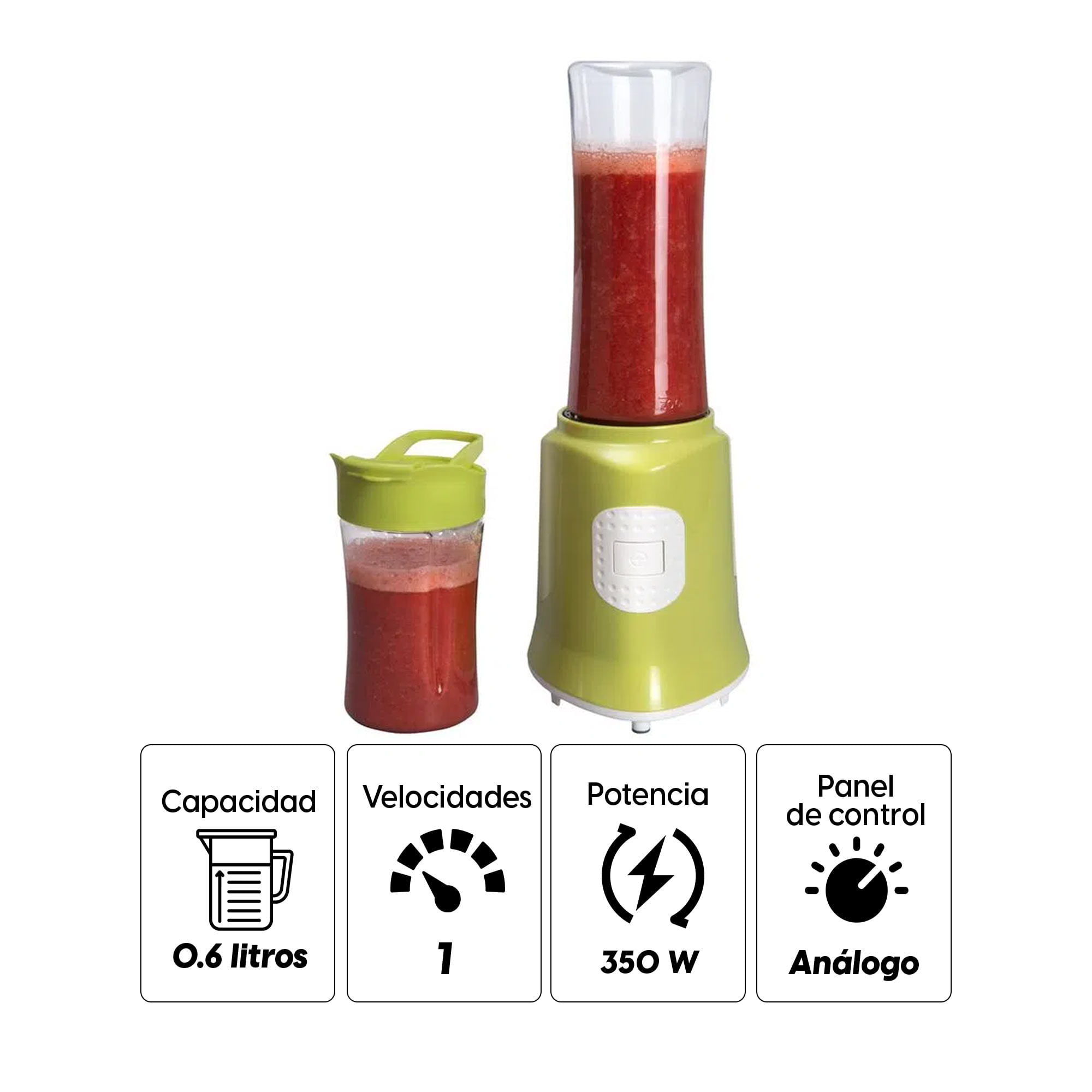 Imagen 2 del producto Mini blender Blanik BMB044 350w