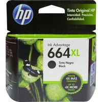 Tinta Hp 664Xl (F6V30Al), 330 paginas, Negro