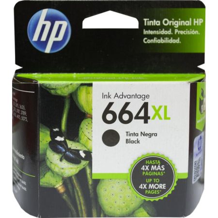 Tinta Hp 664Xl (F6V30Al), 330 paginas, Negro
