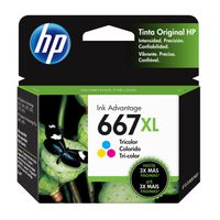 Cartucho Hp 667Xl 3Ym80Al, 330 Páginas, tricolor