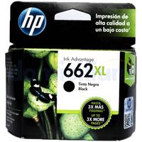 Tinta Hp 662Xl Cz105Al alto rendimiento, 360 páginas, Negro