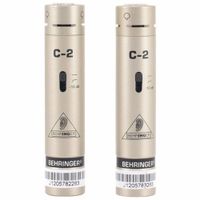 Micrófono alámbrico stereo set (Par) C-2 Behringer, cardioide, dorado