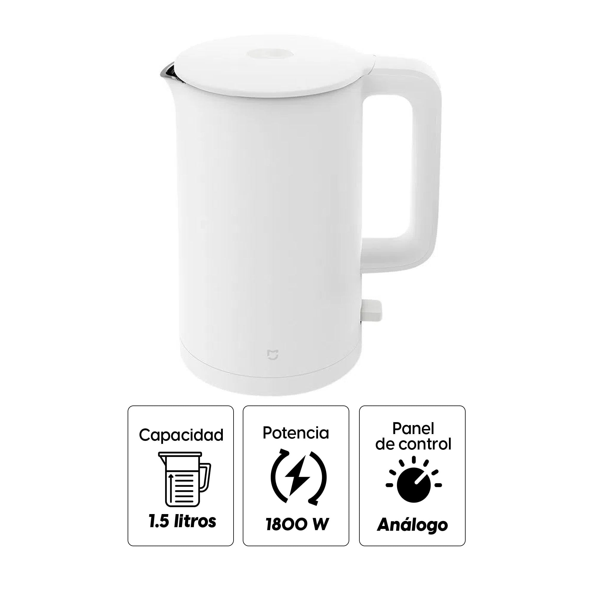 Imagen 2 del producto Hervidor Xiaomi Mi Electric Kettle 1800w, 1.5 litros, blanco