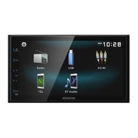 Autoradio Kenwood DMX-125BT, pantalla táctil 6.8"", USB Mirroring Android, Bluetooth, ecualizador 13 bandas, negro