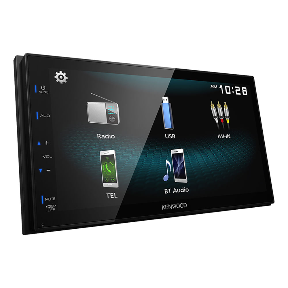 Imagen 2 del producto Autoradio Kenwood DMX-125BT, pantalla táctil 6.8"", USB Mirroring Android, Bluetooth, ecualizador 13 bandas, negro