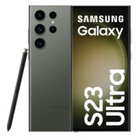 Celular Samsung Galaxy S23 Ultra 5G 512GB, 12GB RAM, cámara trasera 200MP y frontal 12MP, 6.8"", Snapdragon, verde