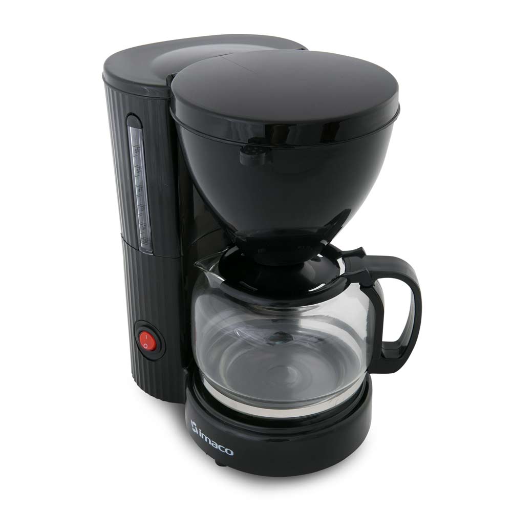 Imagen 1 del producto Cafetera Imaco ICM608 550w, capacidad máx. 6 tazas, jarra de vidrio, negro