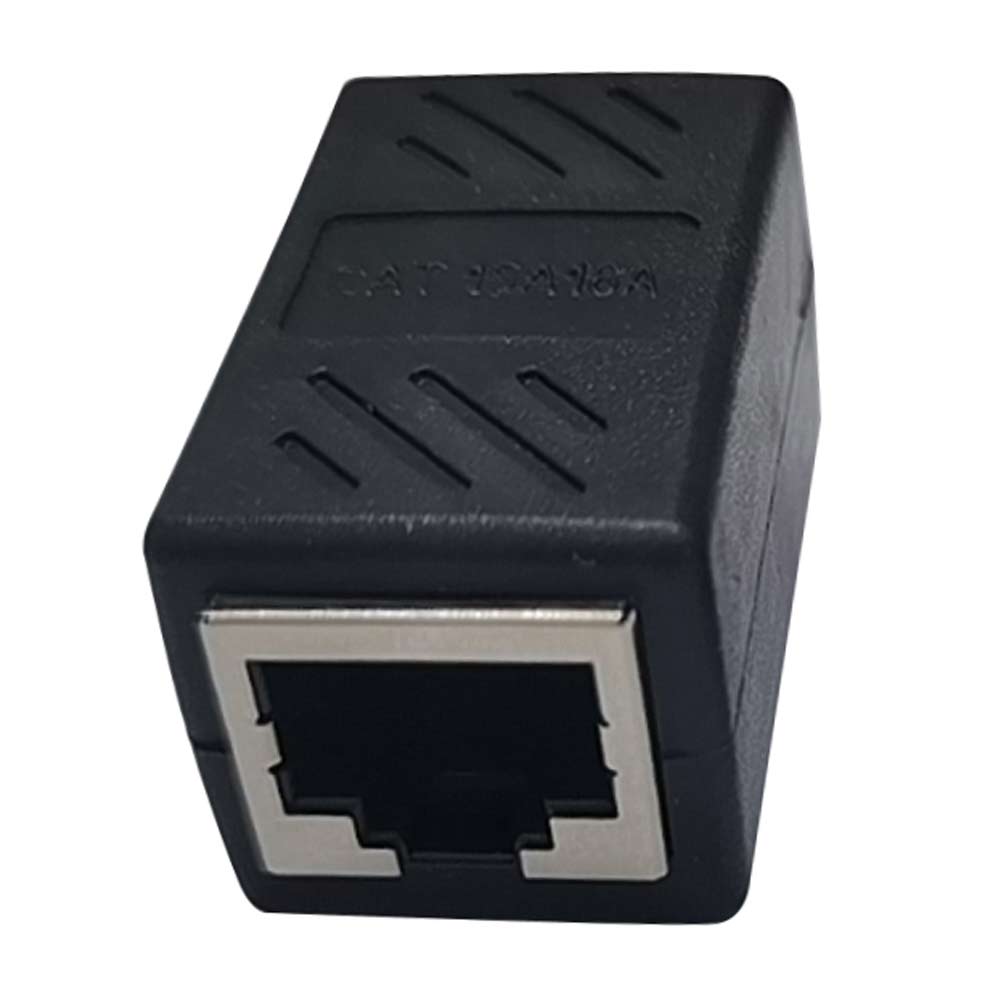 Imagen 2 del producto Acoplador RJ45 Coolbox Teraware para Ethernet, Cat5/Cat5e/Cat6, negro