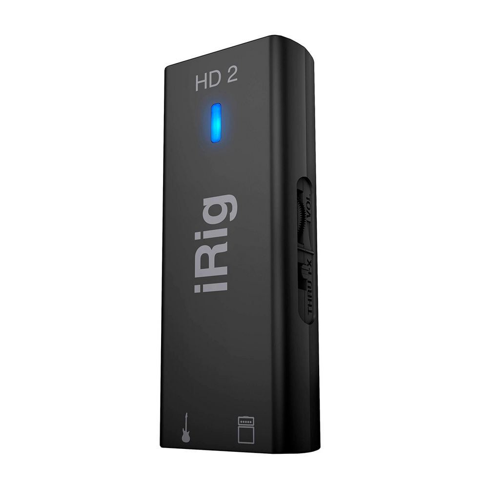 Interfaz de guitarra IK Multimedia IRIG HD 2, 96kHz, negro