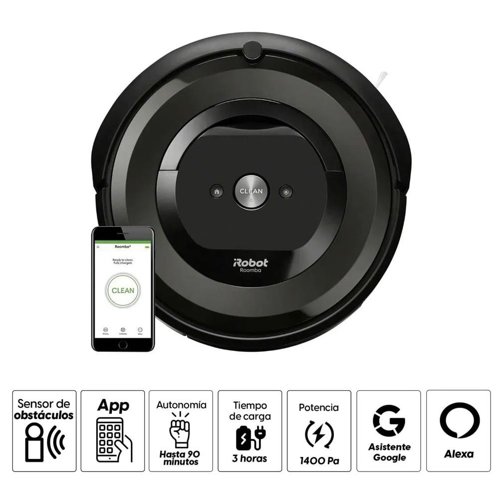 Imagen 2 del producto Aspiradora iRobot Roomba E5 control Alexa o Google Assistant