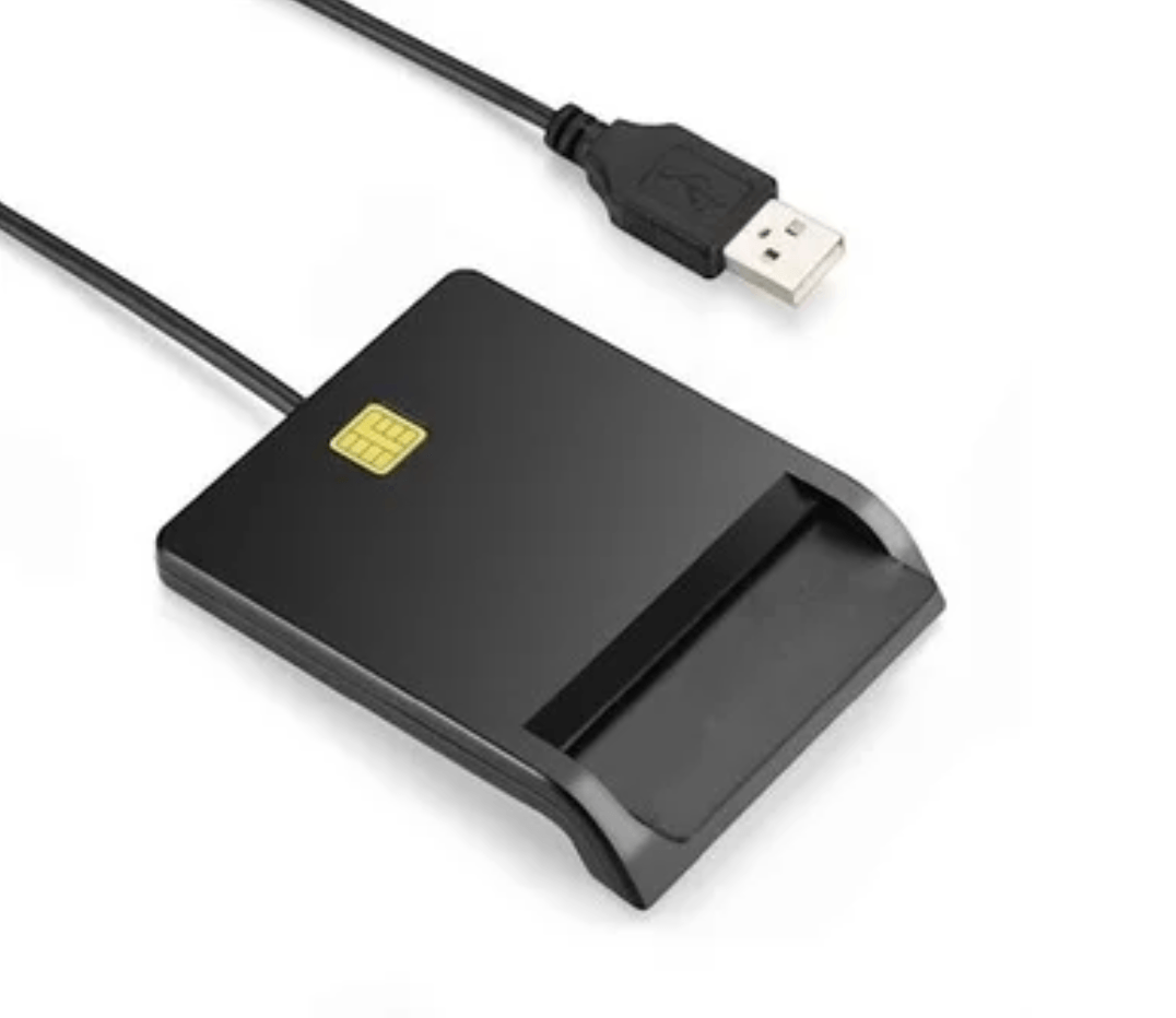 Lector de DNI Electrónico Smart Card ISO7816 - Negro