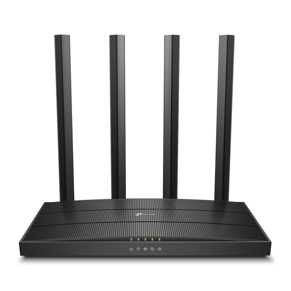Router TP-Link Archer C80 inalámbrico, doble banda, 1300 mps 5GHz + 600 mps 2.4GHz, 4 puertos LAN, 4 antenas